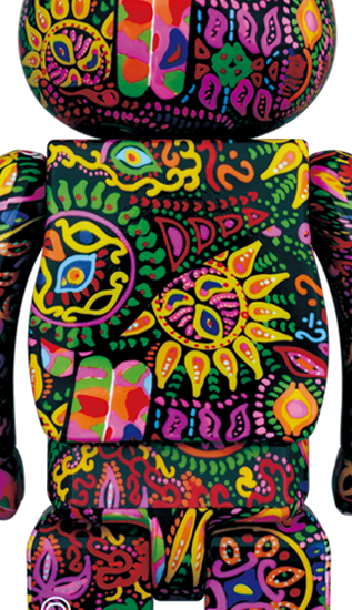 BE@RBRICK Psychedelic Paisley (100%+400%)