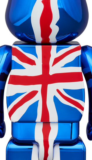 BE@RBRICK Sex Pistols "God Save the Queen" Chrome Version (100%+400%)