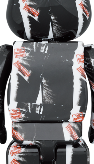 BE@RBRICK Andy Warhol × Les Rolling Stones "Sticky Fingers" (100%+400%)