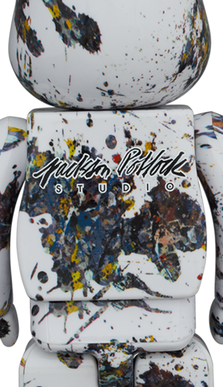 BE@RBRICK Jackson Pollock Studio "Splash" (100%+400%)