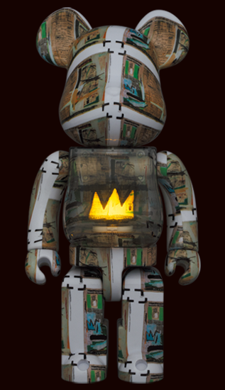 BE@RBRICK Jean-Michel Basquiat "King Pleasure" (100%+400%)