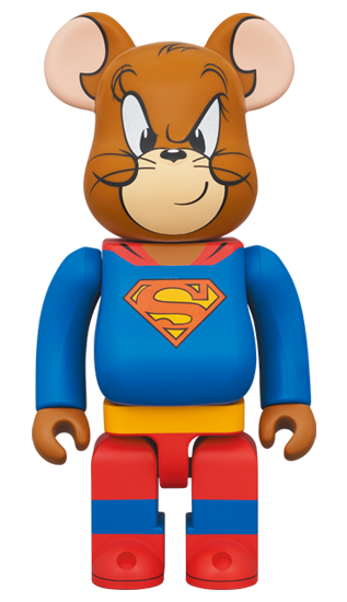 BE@RBRICK TOM ET JERRY en tant que Superman (100 %+400 %)