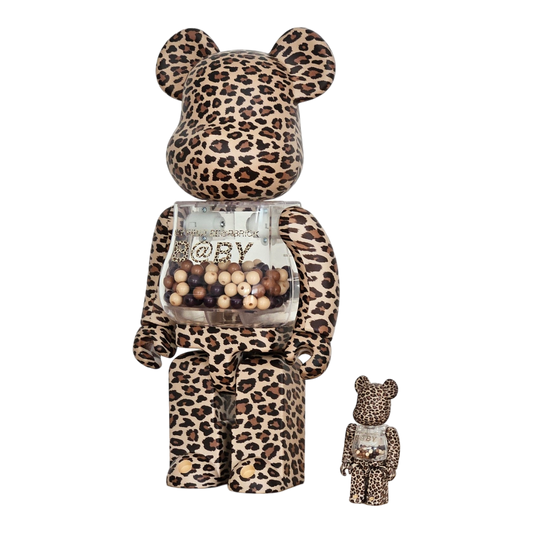 Mon premier BE@RBRICK B@by version LEOPARD (100%+400%)