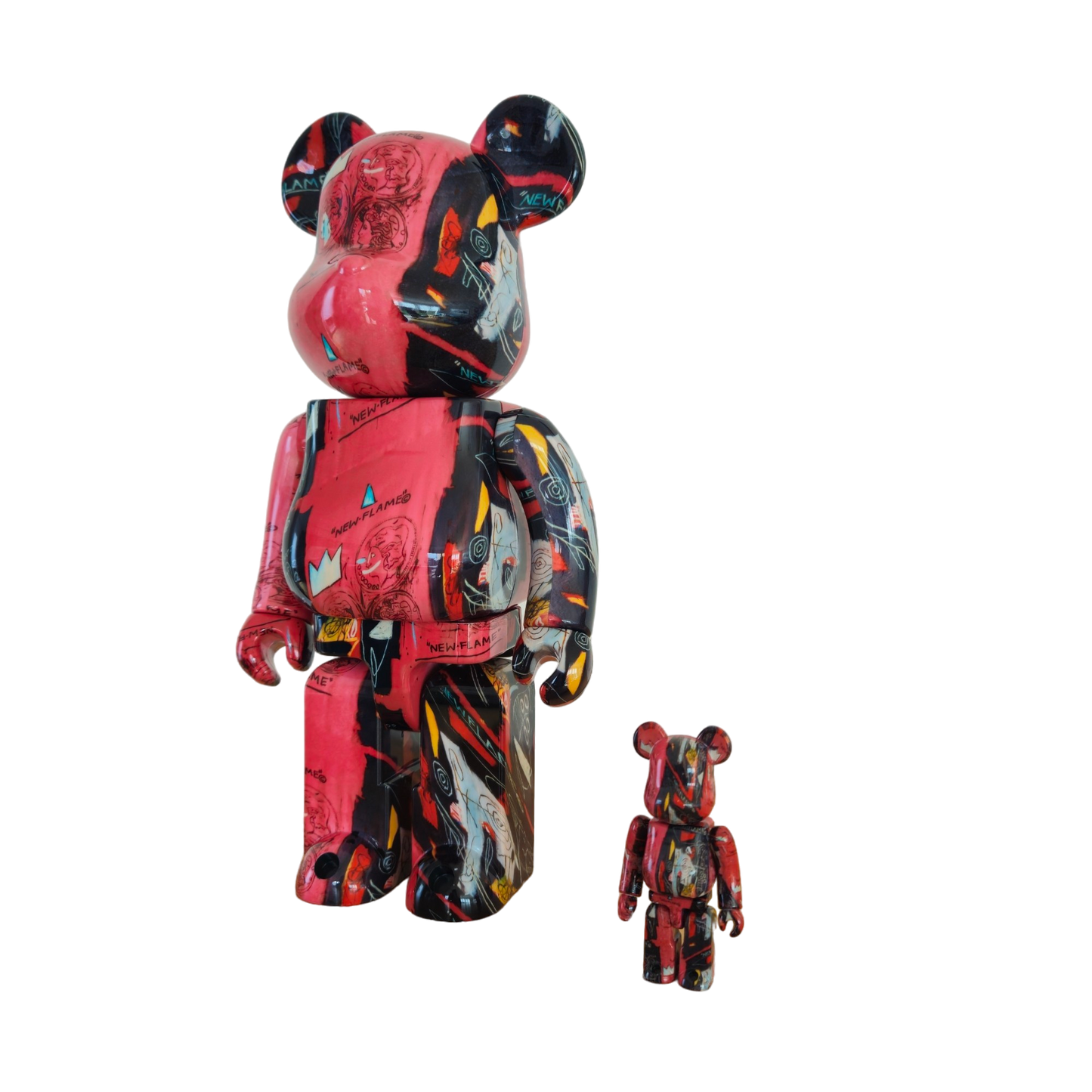 BE@RBRICK Andy Warhol × Jean-Michel Basquiat #1 (100%+400%)