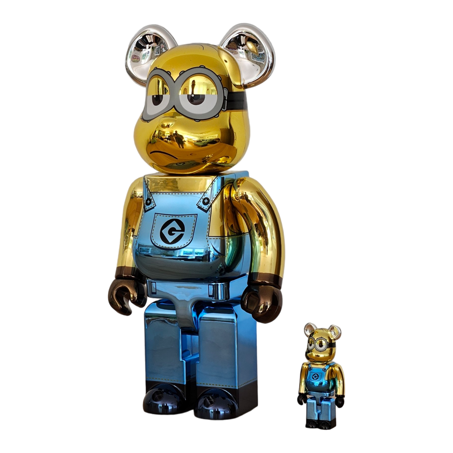 BE@RBRICK Kevin Chrome Version (100%+400%)