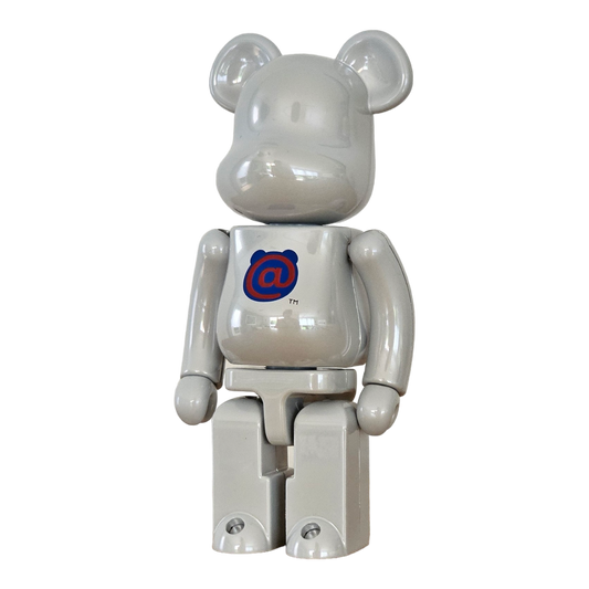 BE@RBRICK 20ème Anniversaire 1er Modèle Version Blanc Chrome (200%)