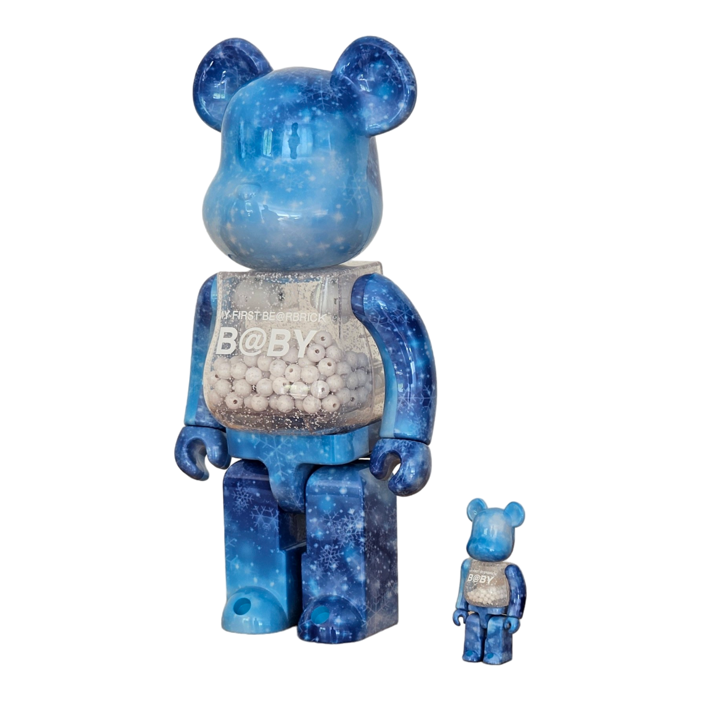 Mon premier BE@RBRICK B@by Crystal of Snow Version (100%+400%)