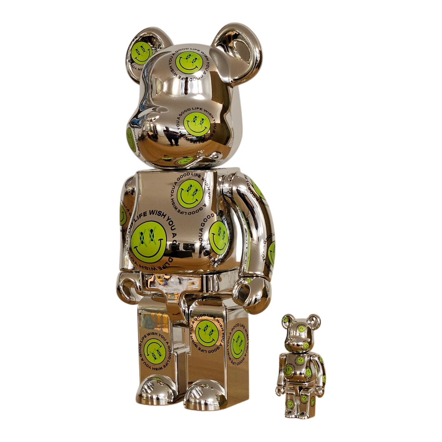 Bearbrick Wish You a Good Life NICKTHEREAL (100%+400%)