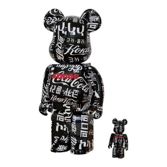 BE@RBRICK Coca-Cola × atmos Type-6 (100%+400%)