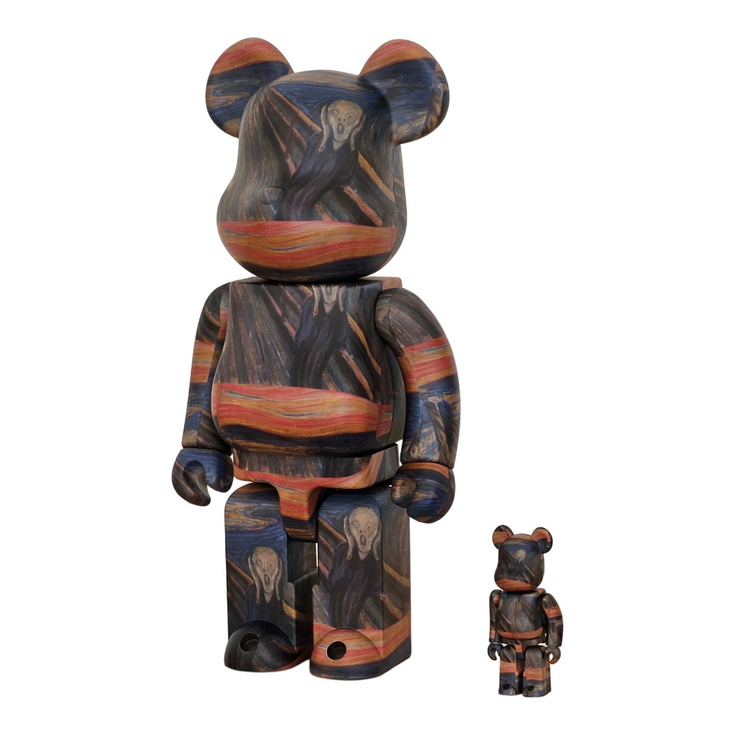 BE@RBRICK Edvard Munch "Cri" (100%+400%)