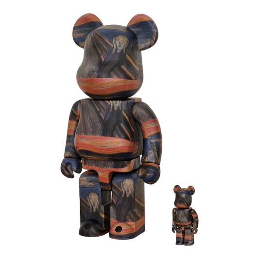 BE@RBRICK Edvard Munch "Cri" (100%+400%)