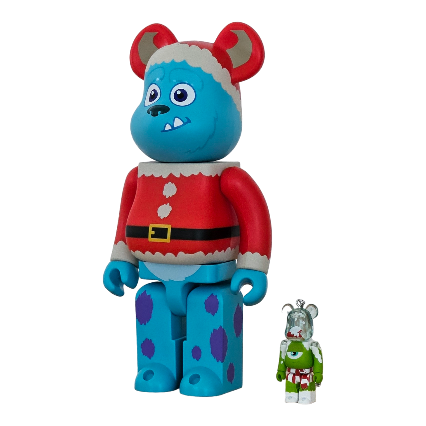 BE@RBRICK SP - Version Sulley Santa et Mike Christmas Version (100% + 400%)