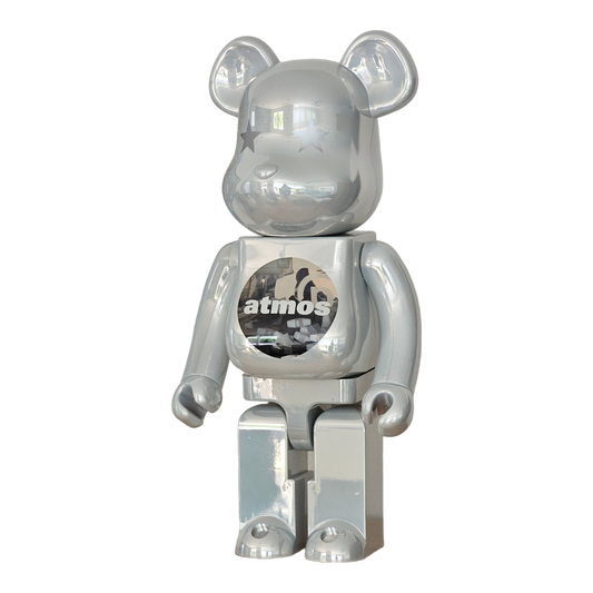 BE@RBRICK atmos WHITE CHROME Version (1000%)