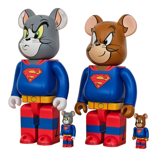 BE@RBRICK TOM ET JERRY en tant que Superman (100 %+400 %)