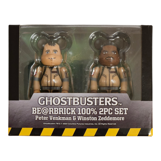 BE@RBRICK Ghostbusters Set of 2 Peter Venkman/Winston Zeddemore (100%)