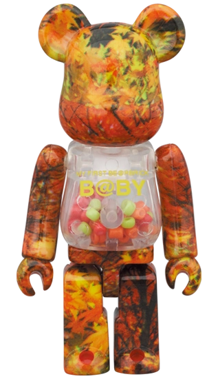 My First Bearbrick Baby Autumn Leaves Version 100%+400% Herstellerbild 2