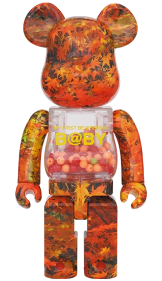 My First Bearbrick Baby Autumn Leaves Version 100%+400% Herstellerbild 3