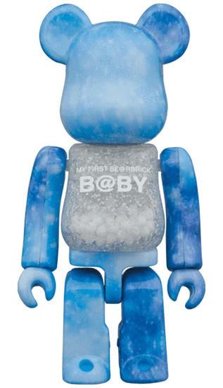 My First Bearbrick Baby Crystal of Snow Version 100%+400% Herstellerbild 2