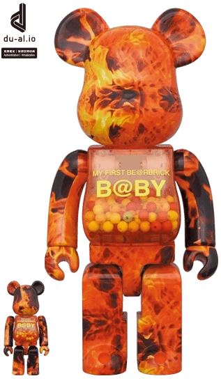 My First Bearbrick Baby Flame Version 100%+400% Herstellerbild 1