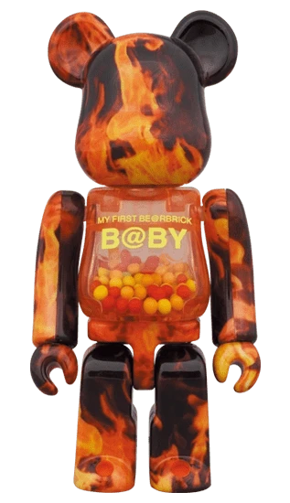 My First Bearbrick Baby Flame Version 100%+400% Herstellerbild 2