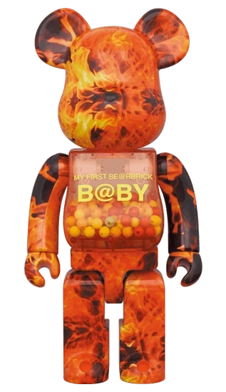 My First Bearbrick Baby Flame Version 100%+400% Herstellerbild 3