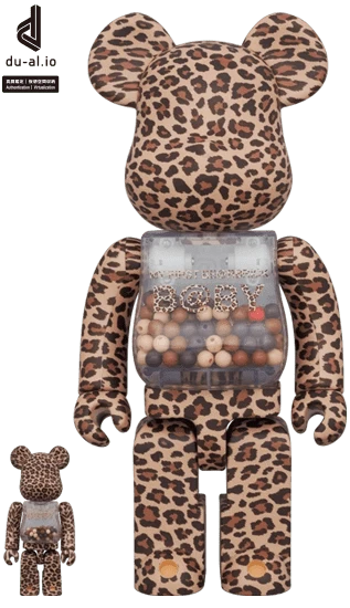 My First Bearbrick Baby Leopard Version 100%+400% Herstellerbild 1