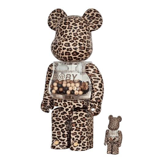 My First Bearbrick Baby Leopard Version 100%+400% schräg