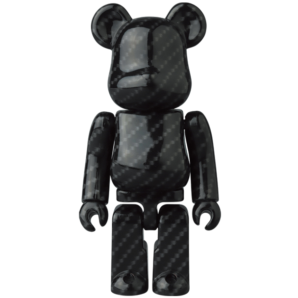 BE@RBRICK Série 43 Motif "Carbone" (100%)