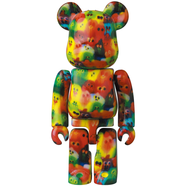 BE@RBRICK Série 46 Modèle "Jon Burgerman" (100%)