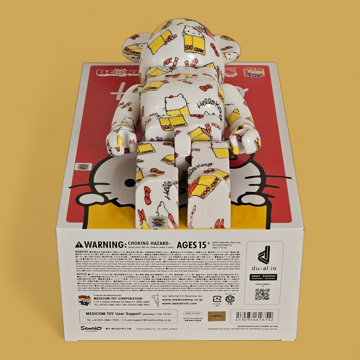 Bearbrick Hello Kitty Exhibition Model (100%+400%)