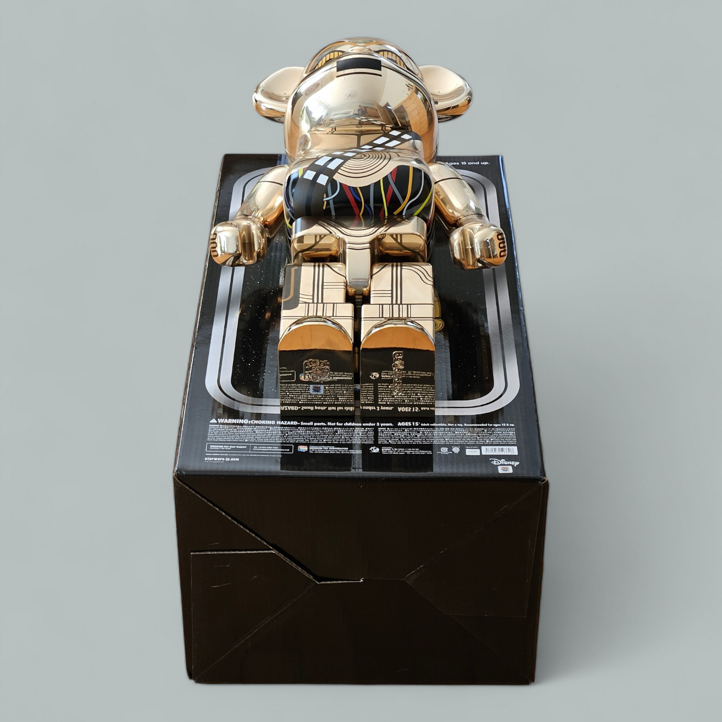 BE@RBRICK C-3PO Version Chrome Or [L'Ascension de Skywalker] (1000%)