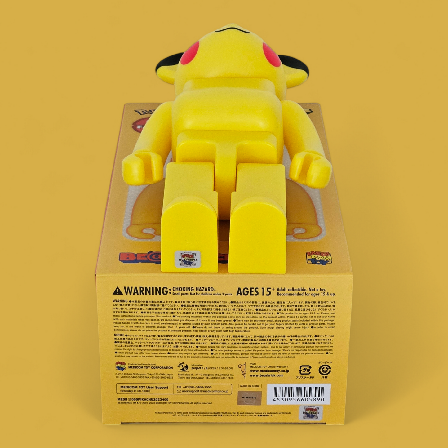 BE@RBRICK Pikachu Female Version (400%)