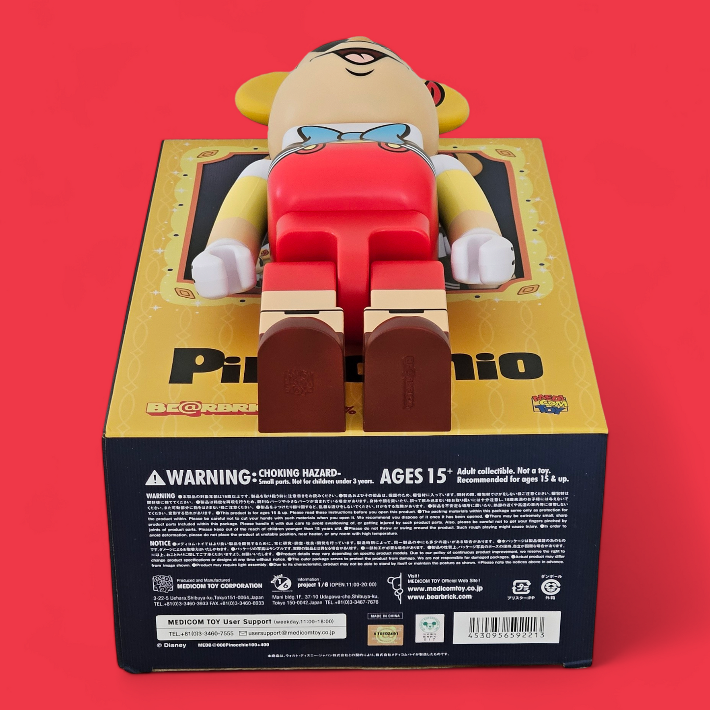 BE@RBRICK Pinocchio (100%+400%)