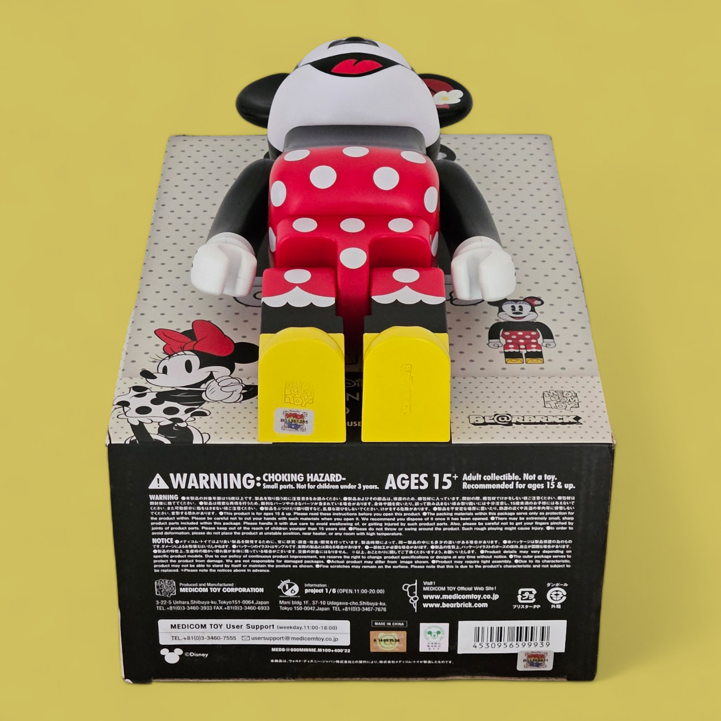 BE@RBRICK Minnie Mouse (100%+400%)