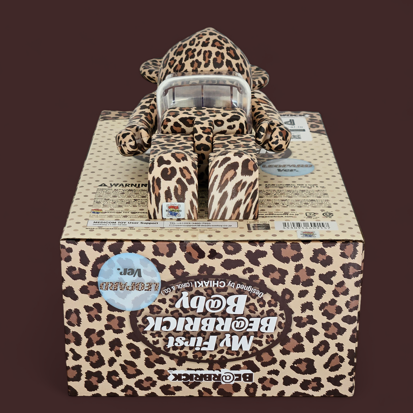 Mon premier BE@RBRICK B@by version LEOPARD (100%+400%)