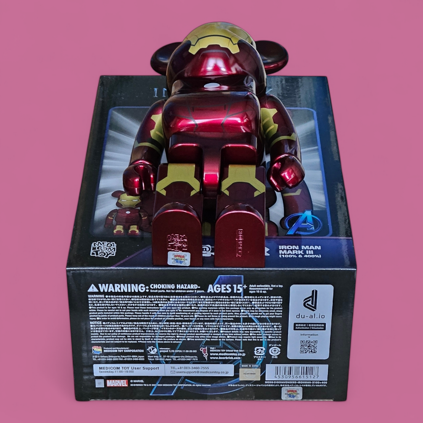 BE@RBRICK Iron Man Mark III (100%+400%)