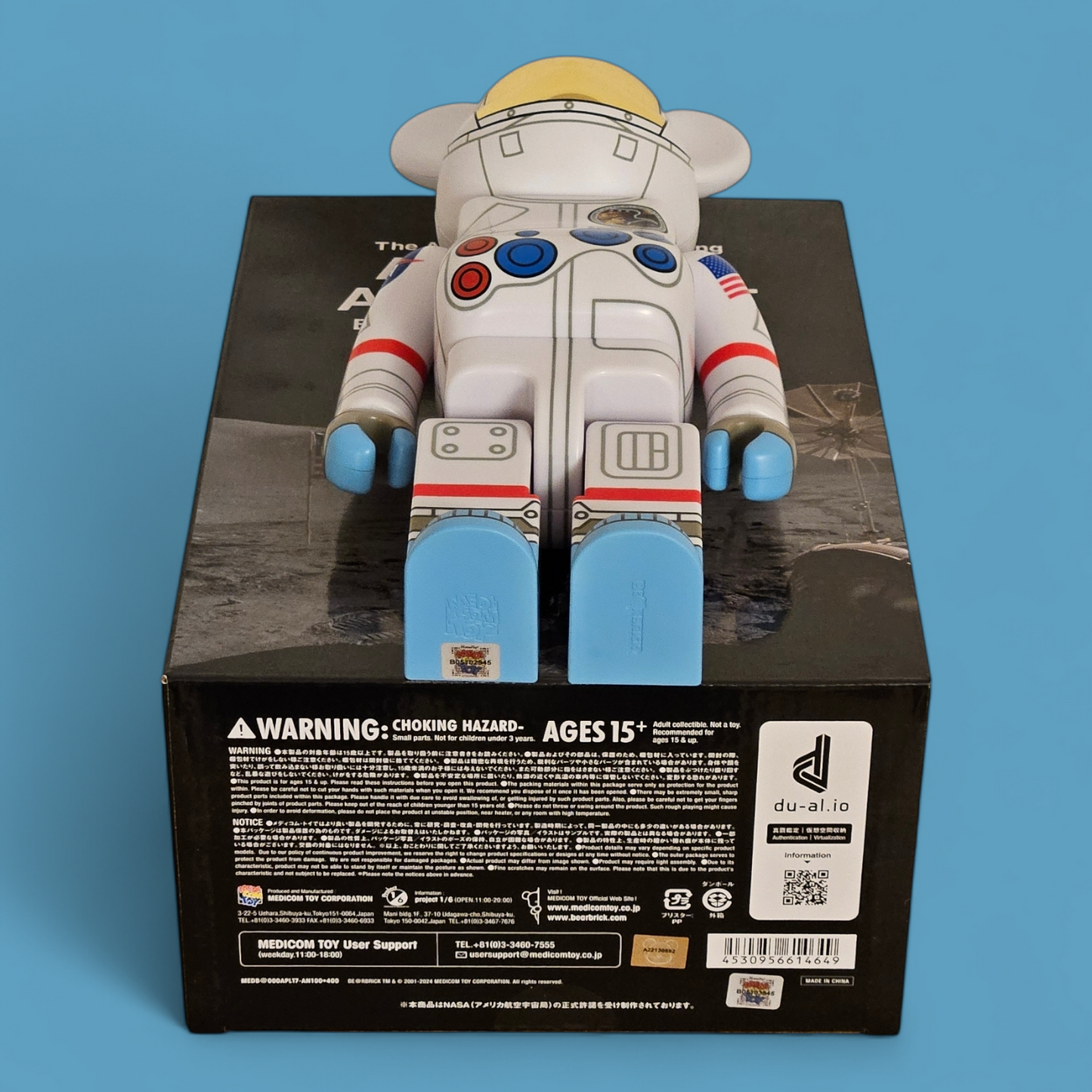 Bearbrick Apollo 17 Astronaut (100%+400%)